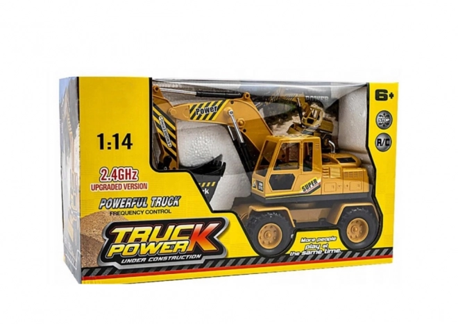 Op afstand bestuurbare graafmachine bulldozer 2-in-1 voor kinderen