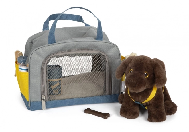 Small foot Pluchen Hond met Verzorgingsset