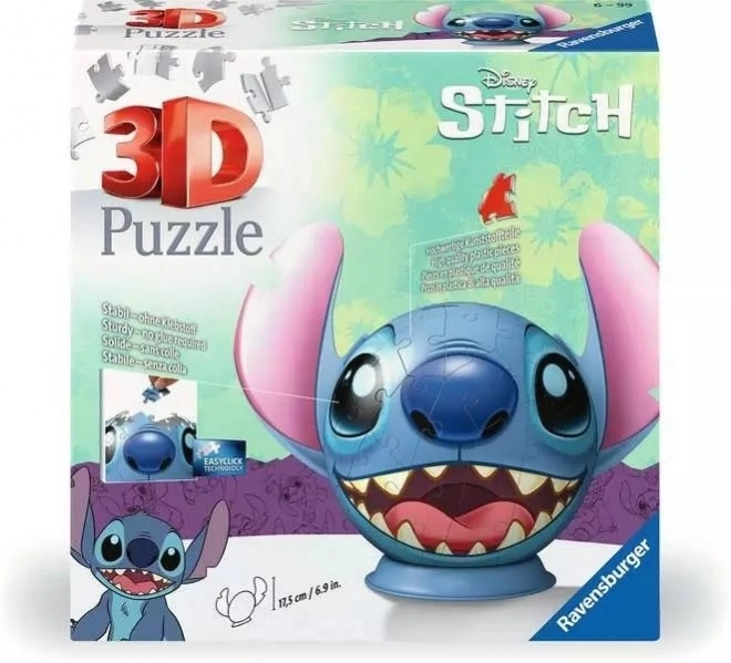 RAVENSBURGER Puzzleball Stitch met oren 77 stukjes