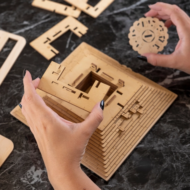 EscapeWelt 3D houten mechanische puzzel Pyramide