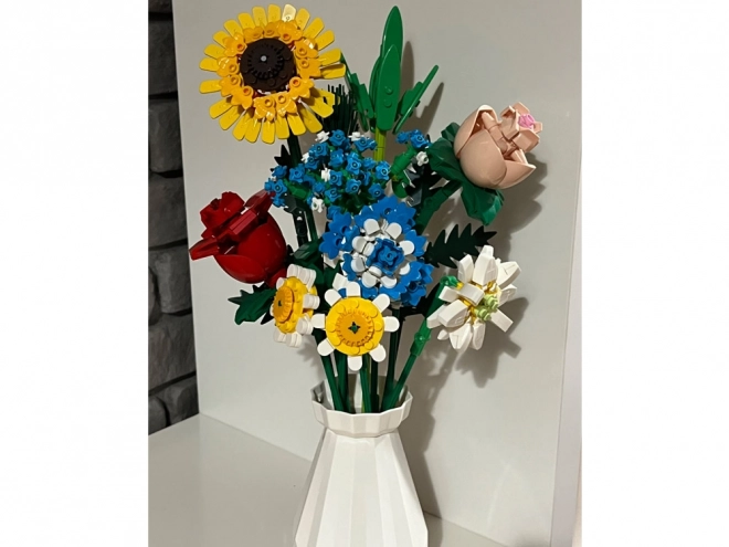 Technische bouwset Weidebloemen met vaas 618 delen