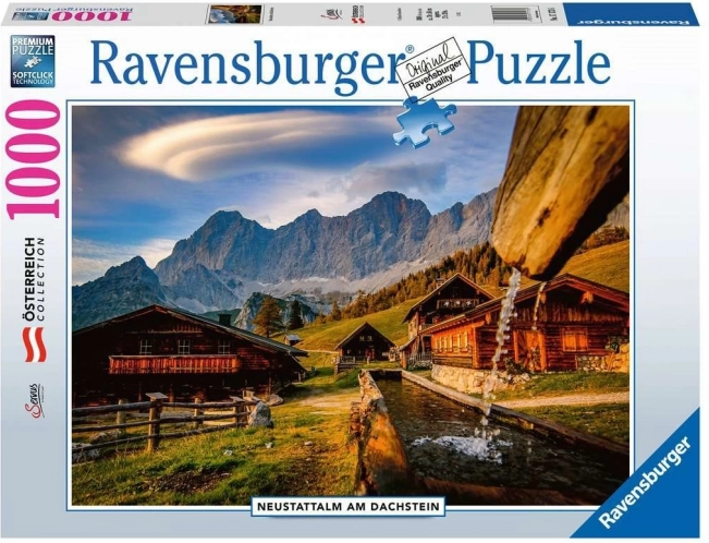 Puzzel RAVENSBURGER Neustattalm bij de Dachstein 1000 stukjes