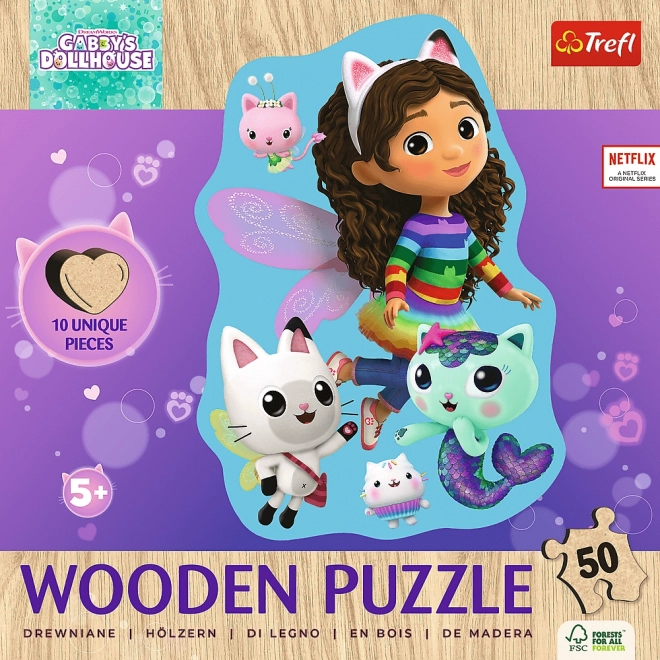 Houten Puzzel Gabynin Magisch Huisje 50 Stukken
