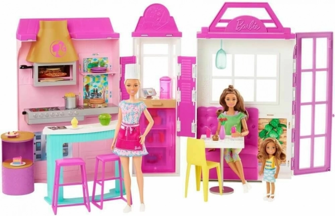 Barbie Restaurant Set met Toebehoren