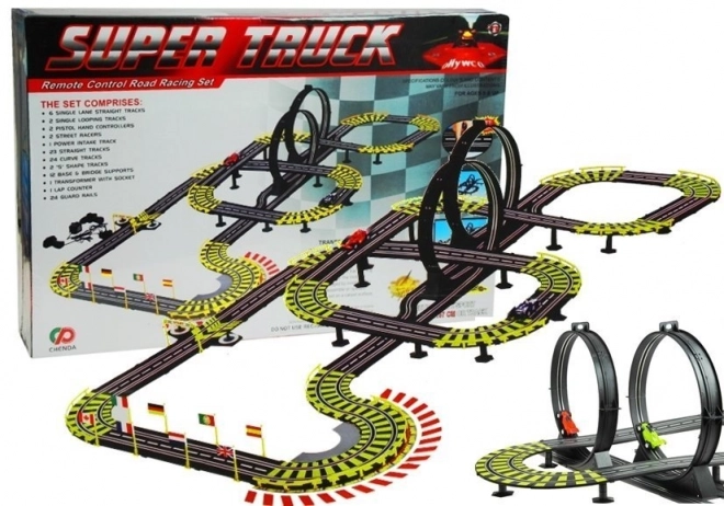 Racebaan 11 meter + 2 auto's Power Pack