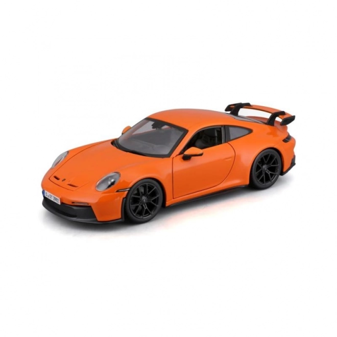 Bburago Porsche 911 GT3 model oranje 1:24