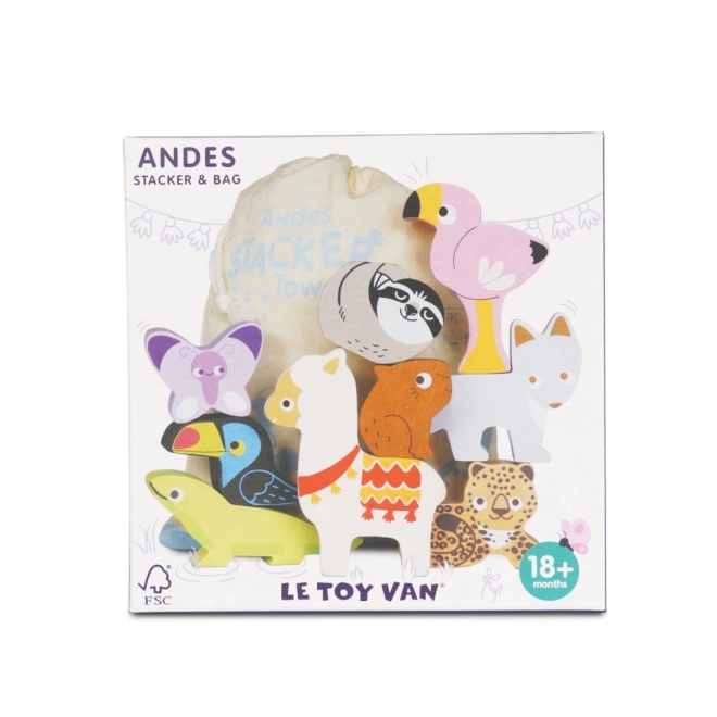 Balancerende Toren La Toy Van Petilou - dierentuindieren