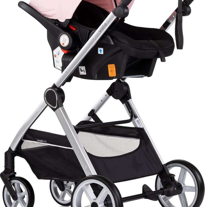 Kinderwagen Chipolino Vista 2v1 Roze Marshmallow
