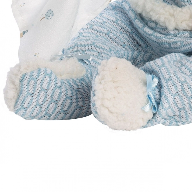 Llorens 73859 PASGEBOREN JONGEN - realistische babypop met volledig vinyllichaam - 40 cm