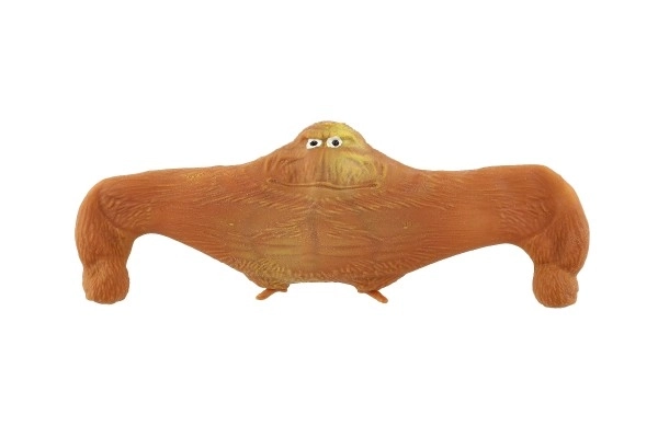 Gorilla anti-stress speelgoed gevuld met zand 400 g siliconen 12 cm 4 kleuren 8 stuks in doos