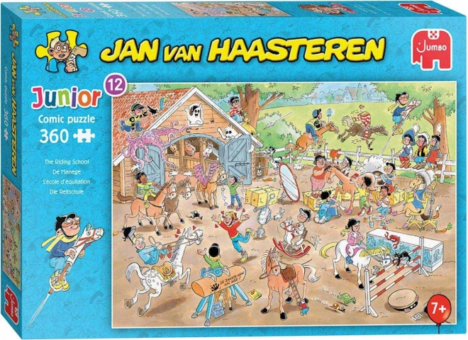 JUMBO Puzzel JvH Junior 12: Ruiterschool 360 stukjes