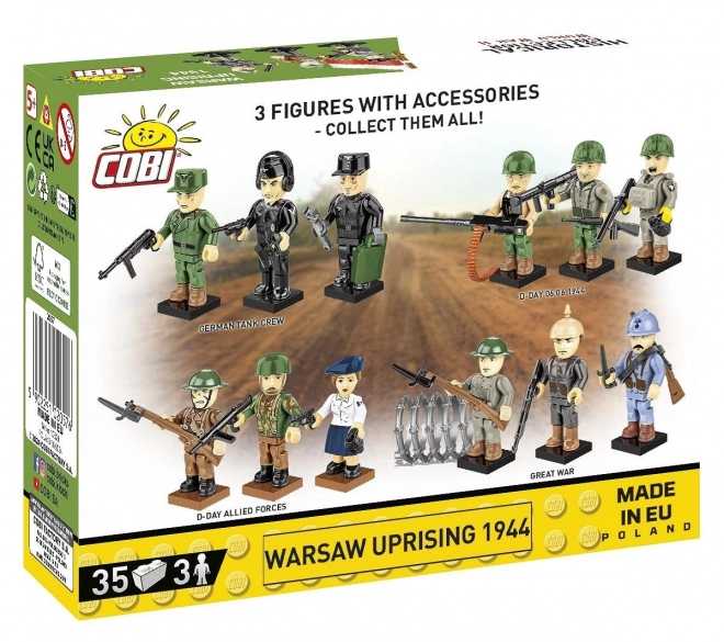 Beelden van Opstandelingen van de Opstand van Warschau 1944 set