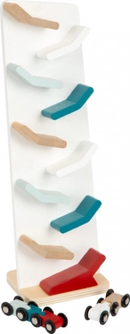 Houten cascadebaan voor kinderen