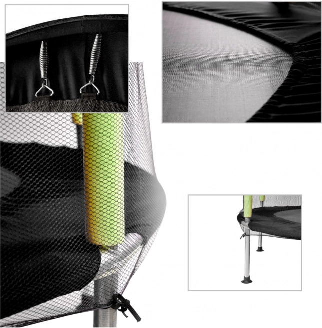 tuintrampoline voor kinderen met net groen 140 cm