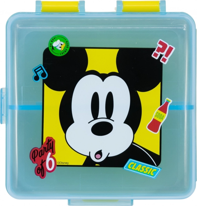 STOR Vierkante Multi Box voor lunch met Mickey Mouse