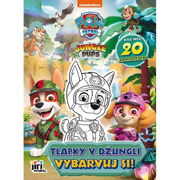 Kleurboeken Paw Patrol: Poten in de jungle