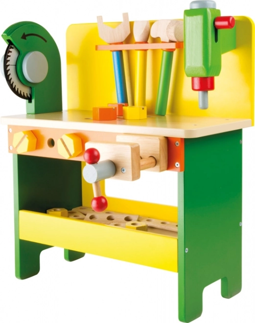 Houten werkbank Small Foot Christian voor kinderen