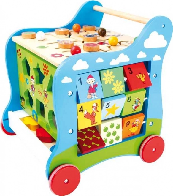 Small Foot loopwagen en motoriekkubus Sandmann
