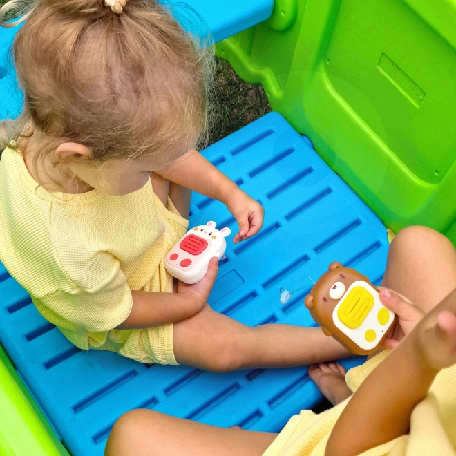 WOOPIE kind-walkietalkies konijntje en beertje – set van 2 stuks