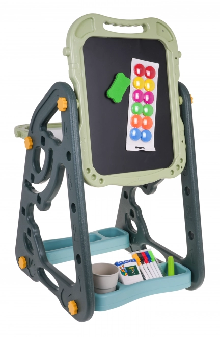 Multifunctioneel bord voor kinderen 3+ met magnetisch bord en stoeltje