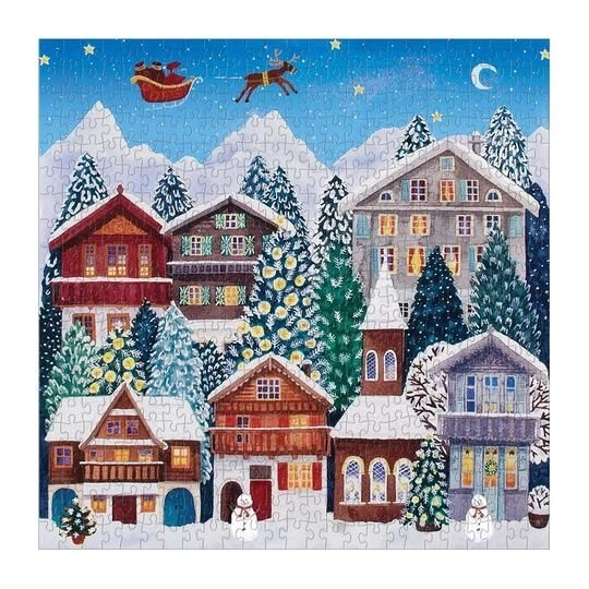Puzzel kerstdorp 500 stukjes