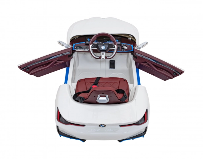 Kinderauto op batterij BMW i4 – Wit