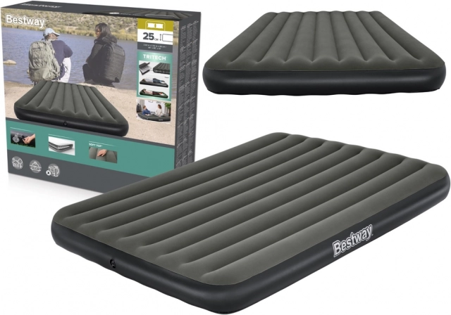 Tweepersoons opblaasbare matras BESTWAY Tritech Queen 203 × 152 × 25 cm