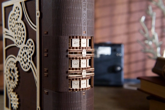 Ugears 3D houten mechanische puzzel Boek van Geheimen