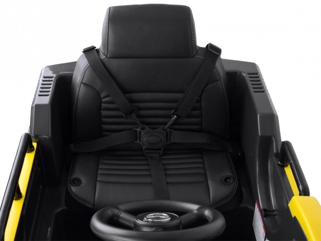 Kinderaccu-graver Volvo met beweegbare schep – Geel