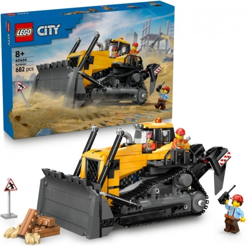 LEGO City gele bulldozer met lader