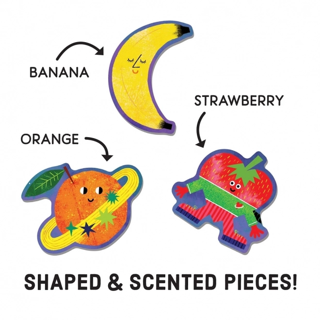 Mudpuppy puzzel ruimtelijk fruit met geur 60 stukken