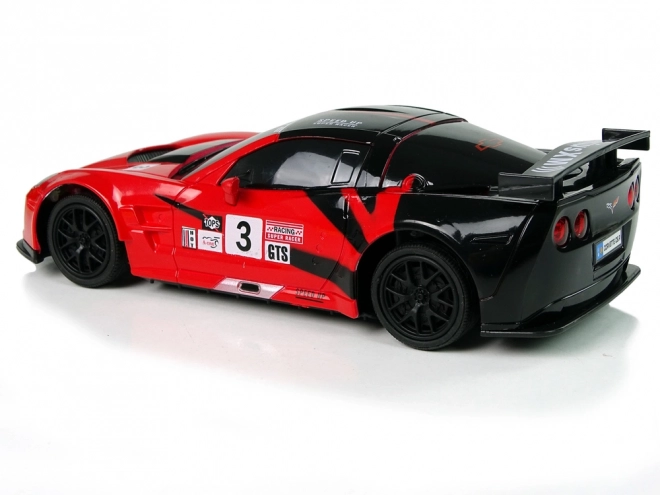 Sportauto R/C 1:24 Corvette C6.R rood met verlichting