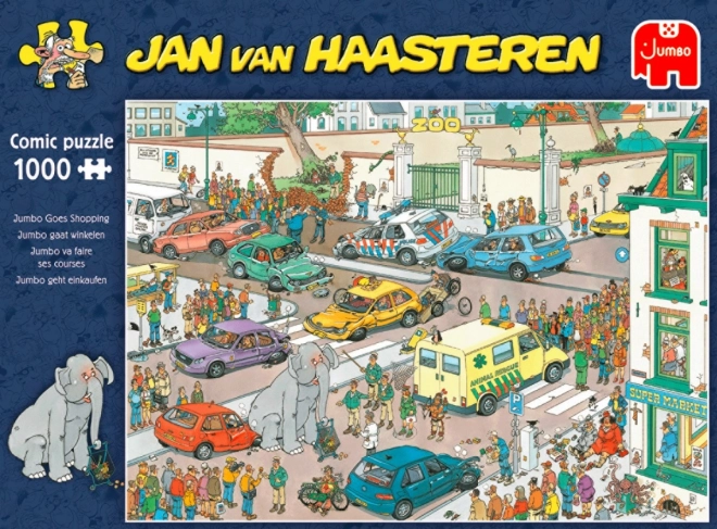 JUMBO Puzzel Jumbo gaat winkelen, 1000 stukjes