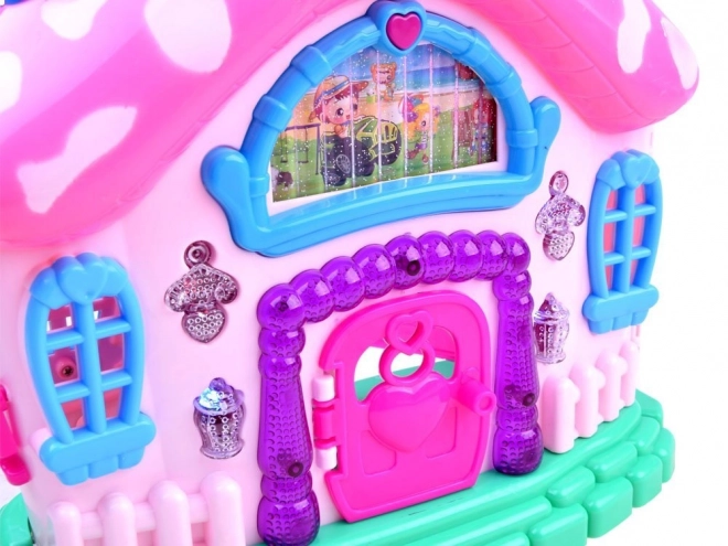 Magisch uitklapbaar huisje met meubels