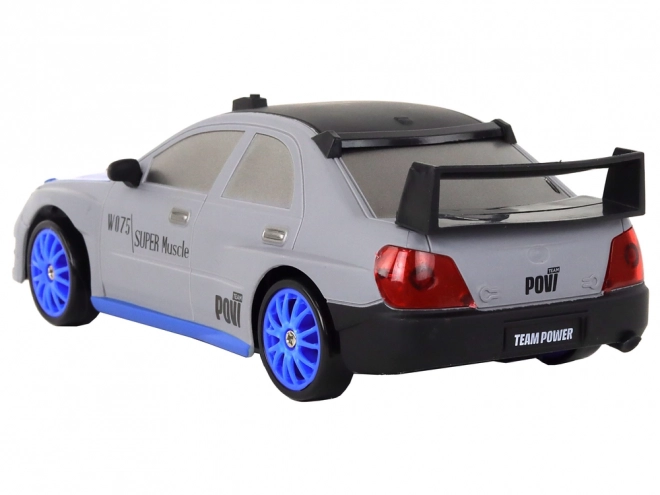 Op afstand bedienbare sportwagen R/C 1:24 verwisselbare wielen – grijs