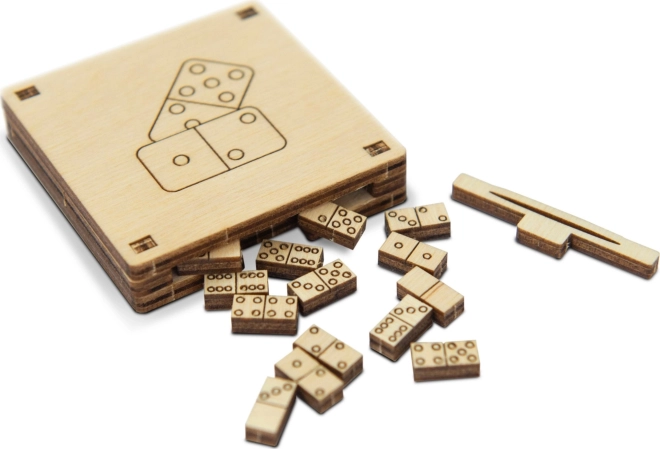Houten 3D mini domino WOODEN CITY