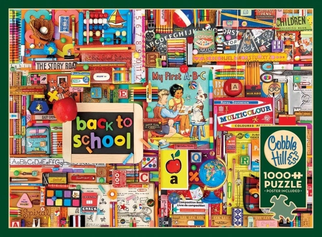 COBBLE HILL Puzzel Terug Naar School 1000 Stukjes