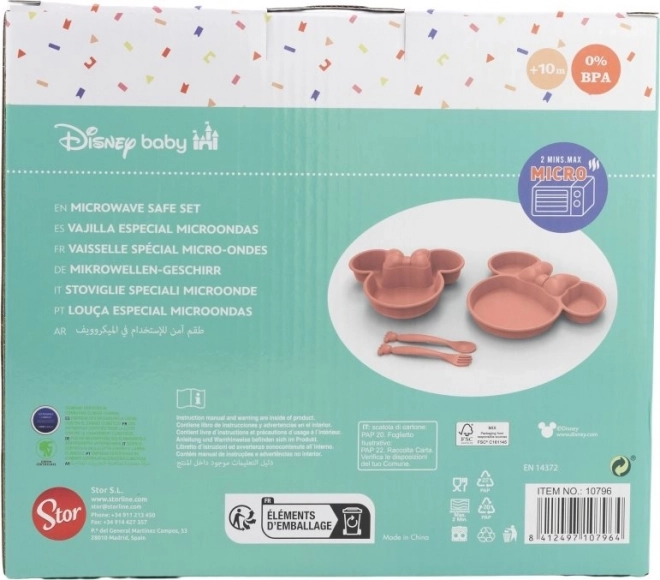 Kinder eetset Minnie Mouse 4in1