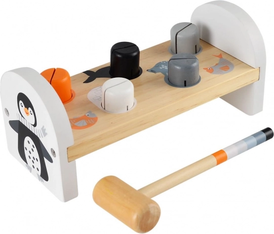 Speels pinguïnmotief dat kinderen leuk vinden