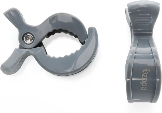 Multifunctionele clip voor kinderwagen, grijs