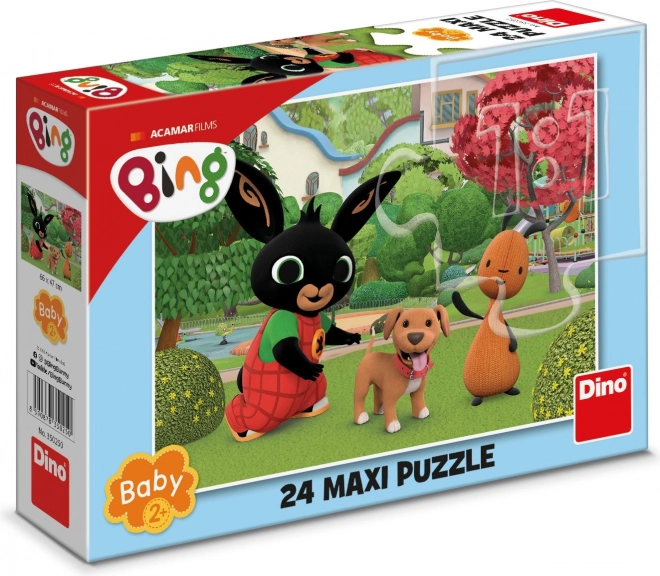 BING MET HONDJE 24 maxi Puzzel