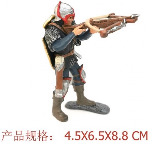 Figur van soldaat met kruisboog 9 cm