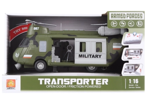 Militaire helikopter op batterijen