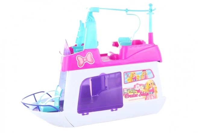 Boot voor poppen met accessoires