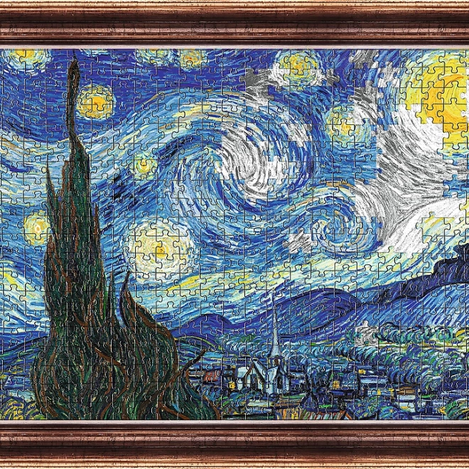 Puzzel met Lijst Sterrennacht 500 stukken