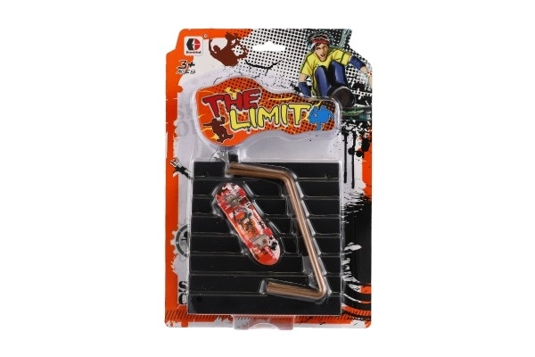 Trappen met leuning voor vinger skateboard