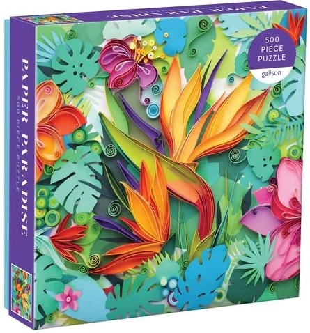 Puzzle GALISON Papieren paradijs 500 stukjes