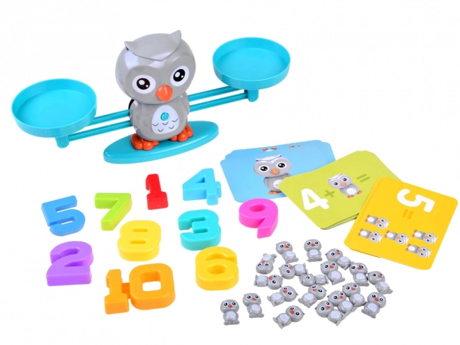 Educatief spel Uil en gewichtsbalans