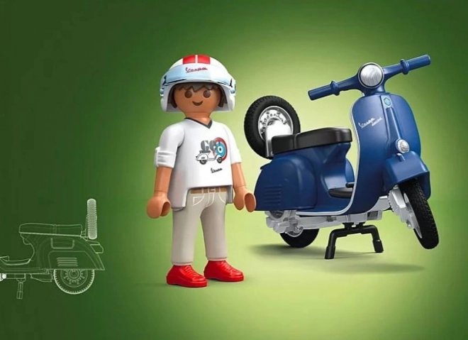 Playmobil-figuurset Vespa 150 Sprint Veloce 1969 blauw