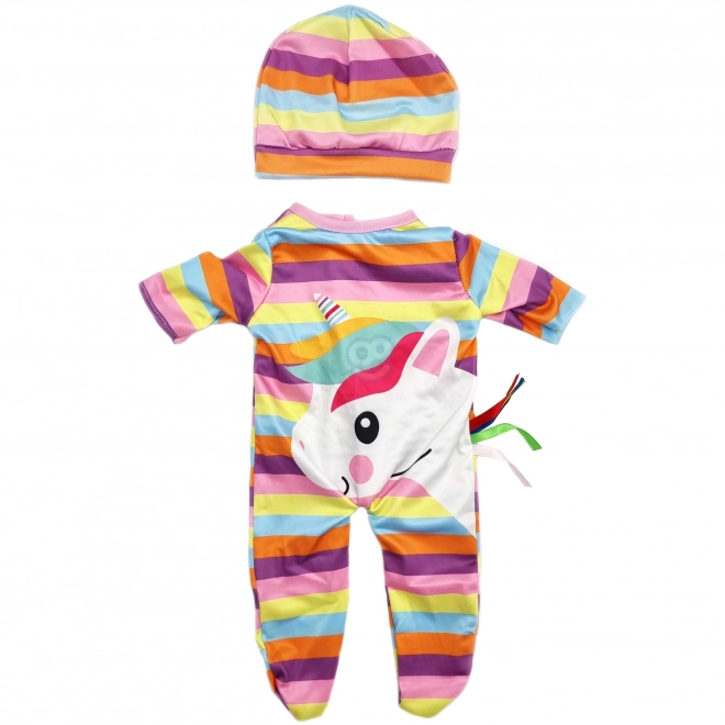 Woopie koninklijke kleding voor poppen eenhoorn set kleding muts 43-46 cm